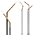 Modern Open Mic Floor Lamp 3D model small image 1