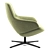 Arper Aston Club 4-Way Low Backrest: Sleek, Stylish, and Versatile 3D model small image 4