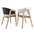 VOX UNI Chair: Sleek and Stylish Seating 3D model small image 5