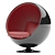 ErgoFit Ball Chair 3D model small image 5