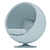 ErgoFit Ball Chair 3D model small image 8