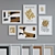 Modern Minimalist Picture Frame Set 3D model small image 1