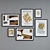 Modern Minimalist Picture Frame Set 3D model small image 5