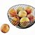 Xiaomi Mijia Peach Basket: A Charming Home Fruit Holder 3D model small image 2