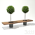 Botanical Bench+ 3D model small image 1