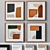 Multicolor Photo Frames Set 1204 3D model small image 1