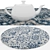 Versatile 3D Carpet Set [8pcs] 3D model small image 3