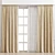 Refined Curtain Design 3D model small image 1