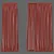 Refined Curtain Design 3D model small image 5