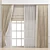Revamped Curtain Design | Curtain 897 3D model small image 1
