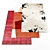Modern Rugs Set: 5 Pieces with Textures 3D model small image 1