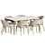 Modern Dining Set 116: Stylish, Versatile, and High-Quality 3D model small image 3