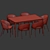 Modern Dining Set 116: Stylish, Versatile, and High-Quality 3D model small image 5