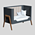 Troll Torsten Cot: Stylish Baby Bed 3D model small image 1