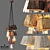 Querk_05 Handcrafted Wood Pendant Light 3D model small image 1