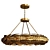 Apollo Small Chandelier: Elegant Illumination for Any Space 3D model small image 1