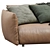 Meridiani Scott Leather Sofa - Modern Elegance for your Living Space! 3D model small image 7