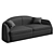 Lazio Modular Sofa by Nextform 3D model small image 7