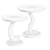 Elegant Round 2-in-1 Table 3D model small image 3