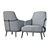 Modern Frigerio Salotti Amanda Armchair 3D model small image 4