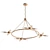 Elegant Antique Brass Chandelier 3D model small image 1