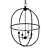 Elegant Chapman 4 Light Chandelier 3D model small image 1