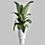 Concrete Vase Indoor Plant 3D model small image 1