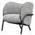 Elegant Royce Armchair - Modern Design 3D model small image 3