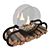 Sigma Max 2: Stylish Steel-Framed Fireplace 3D model small image 1