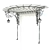 Elegance Unveiled: Wrought-Iron Canopy 3D model small image 5