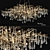 Elegant Serip Bijout Chandelier 3D model small image 1