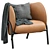 Luxury Leather Armchair: ROYCE 3D model small image 7