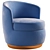 Modern Comfort Armchair 3D model small image 5