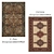 Versatile Set of 6 Rugs with 3D Models 3D model small image 2