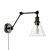 Industrial Articulating Arm Glass Sconce 3D model small image 1