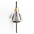 Modern Rustic Flared Glass Sconce 3D model small image 2