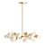 Milk Glass Holden Chandelier 3D model small image 2