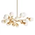 Milk Glass Holden Chandelier 3D model small image 4