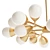 Milk Glass Holden Chandelier 3D model small image 5