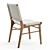 Tailored Almond-Birch Matilda Chair 3D model small image 3