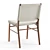 Tailored Almond-Birch Matilda Chair 3D model small image 4