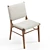 Tailored Almond-Birch Matilda Chair 3D model small image 5