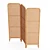 Ria Rattan Room Divider: Boho-Inspired and Functional 3D model small image 4