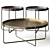 Glamourous Gaultier Coffee Tables 3D model small image 1