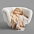 Odea: Stylish and Comfortable Armchair 3D model small image 1