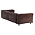 Edra Leather Sofa: Elegant, Spacious, and Comfortable 3D model small image 4