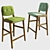 Sleek Capo Bar Stool 3D model small image 1