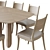 Elegant Spartan Dining Set 3D model small image 2