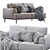 2013 Modern Sofa in Millimeters 3D model small image 4