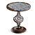 Mexican Style Table: 70x70x76 cm 3D model small image 2